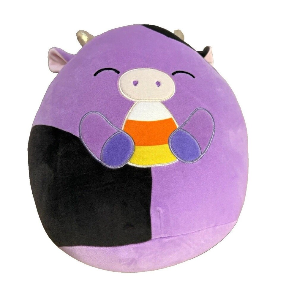 Squishmallows Alexie Purple Cow Halloween Plush Stuffed Animal Toy w/ Tag